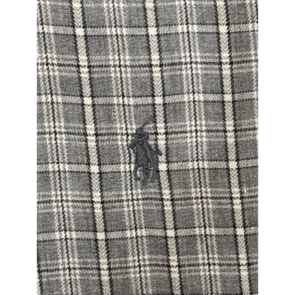 Ralph Lauren long sleeve button-down Blaire gray pony large - Picture 4 of 9